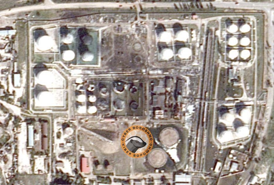 Последствия налета на нефтяной терминал в порту Феодосии
