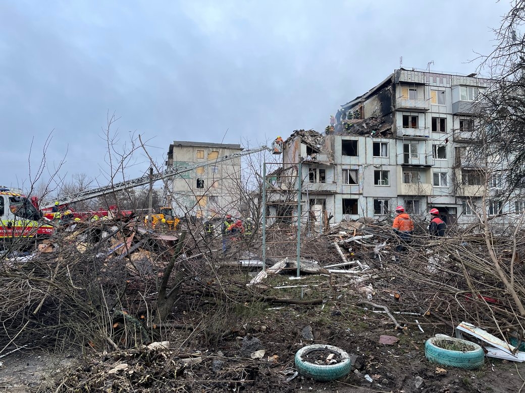 Последствия ракетного удара по Полтаве