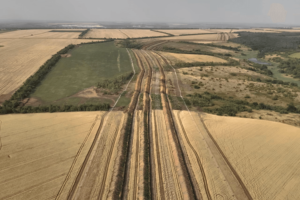 Одна из украинских линий обороны